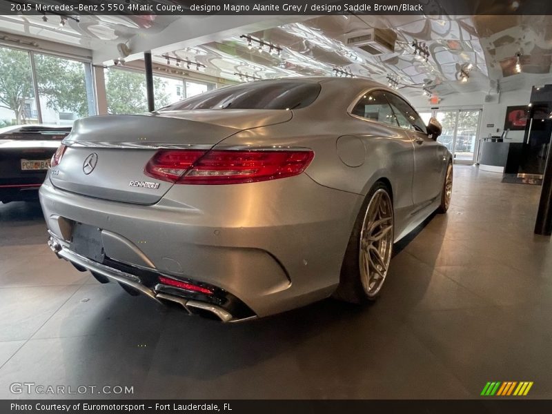 designo Magno Alanite Grey / designo Saddle Brown/Black 2015 Mercedes-Benz S 550 4Matic Coupe