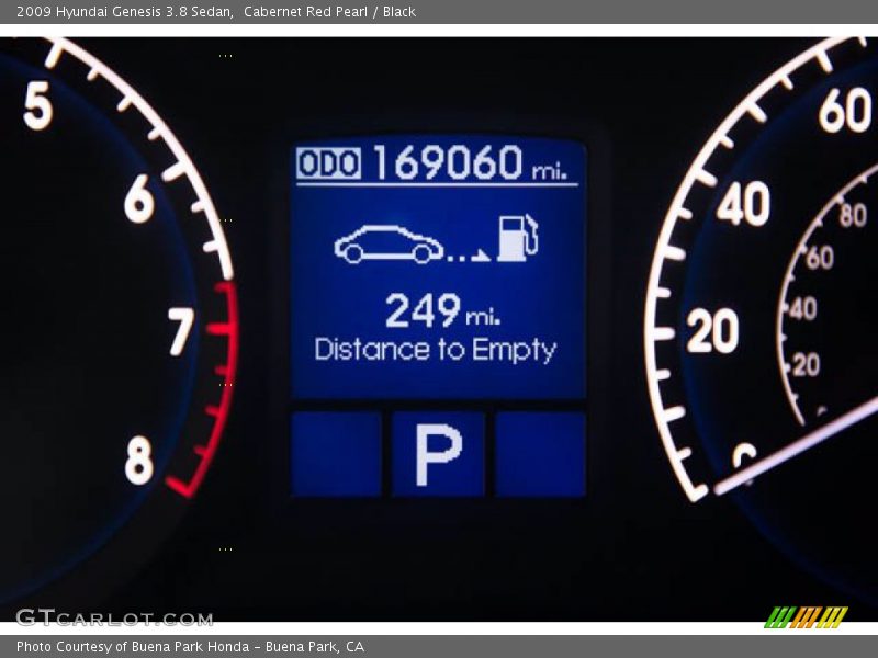 Cabernet Red Pearl / Black 2009 Hyundai Genesis 3.8 Sedan