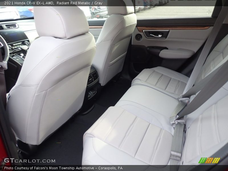 Radiant Red Metallic / Gray 2021 Honda CR-V EX-L AWD