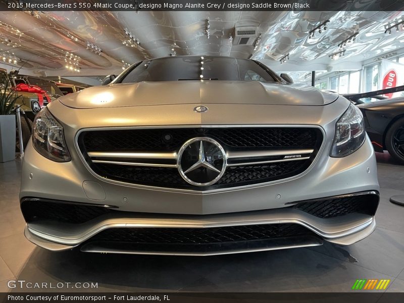 designo Magno Alanite Grey / designo Saddle Brown/Black 2015 Mercedes-Benz S 550 4Matic Coupe