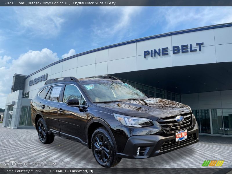 Crystal Black Silica / Gray 2021 Subaru Outback Onyx Edition XT