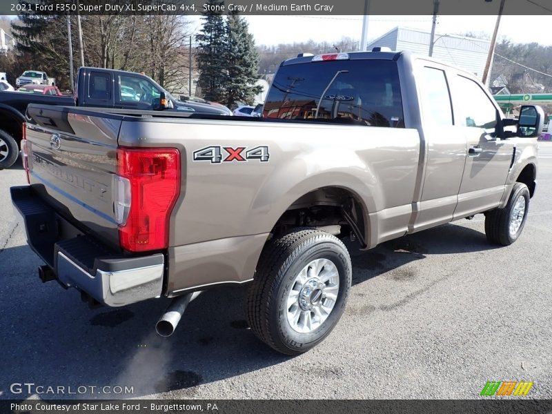 Stone Gray / Medium Earth Gray 2021 Ford F350 Super Duty XL SuperCab 4x4