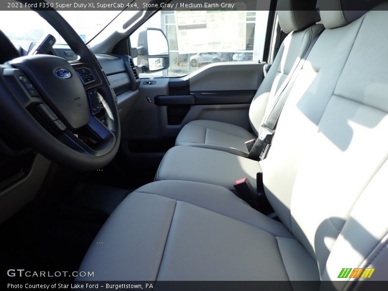 Stone Gray / Medium Earth Gray 2021 Ford F350 Super Duty XL SuperCab 4x4