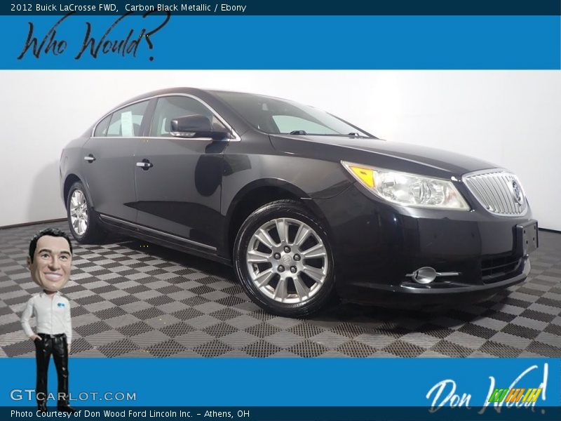 Carbon Black Metallic / Ebony 2012 Buick LaCrosse FWD