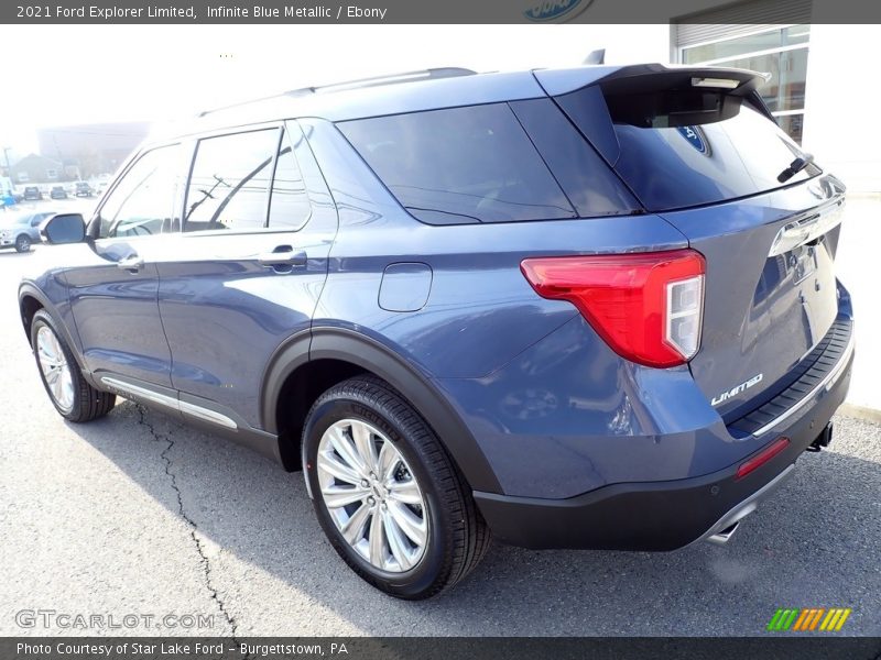 Infinite Blue Metallic / Ebony 2021 Ford Explorer Limited