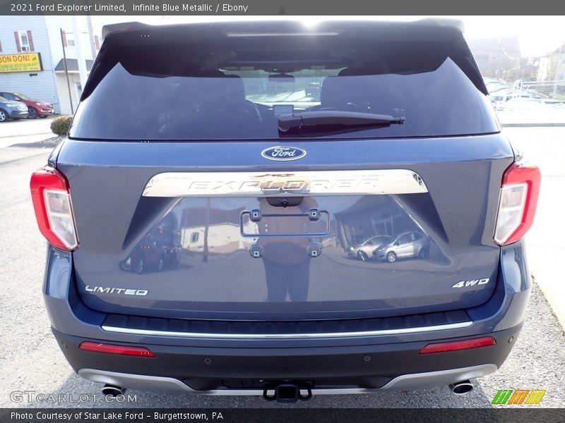 Infinite Blue Metallic / Ebony 2021 Ford Explorer Limited