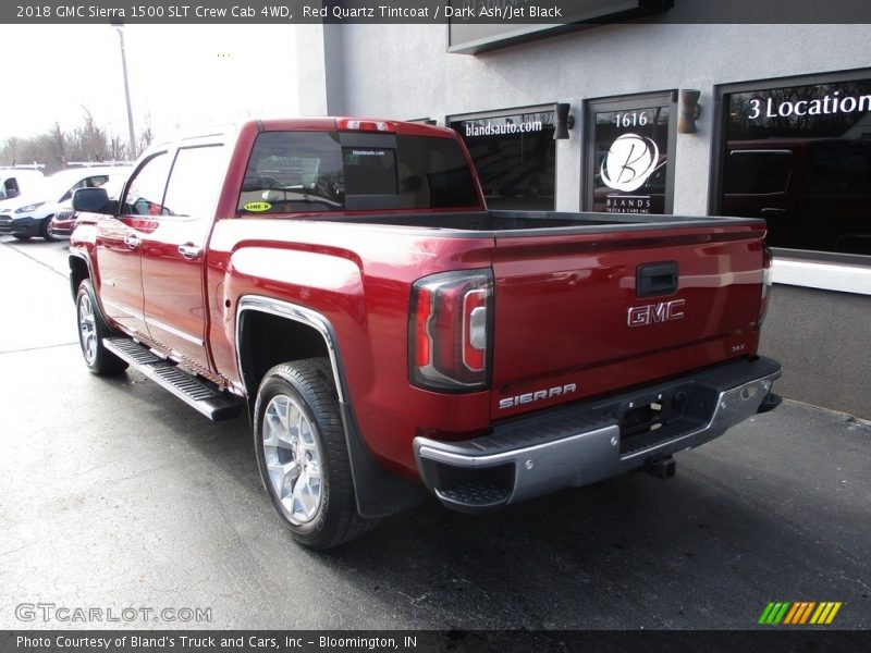 Red Quartz Tintcoat / Dark Ash/Jet Black 2018 GMC Sierra 1500 SLT Crew Cab 4WD