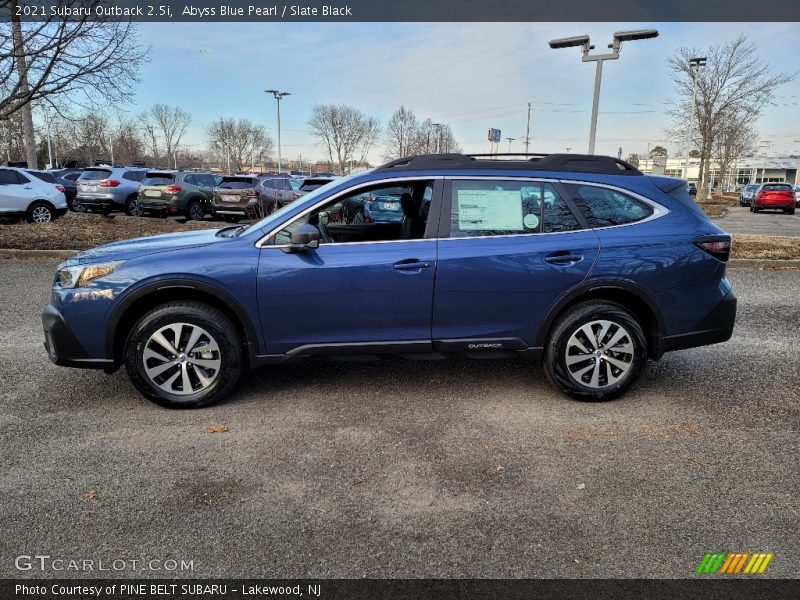 Abyss Blue Pearl / Slate Black 2021 Subaru Outback 2.5i