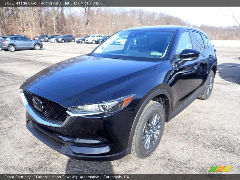 Jet Black Mica / Black 2021 Mazda CX-5 Touring AWD