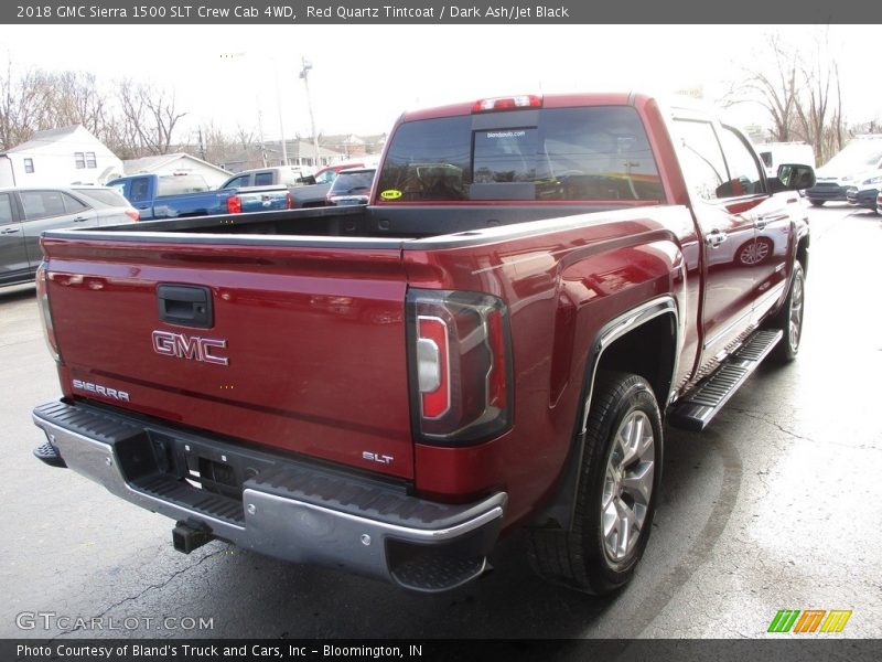 Red Quartz Tintcoat / Dark Ash/Jet Black 2018 GMC Sierra 1500 SLT Crew Cab 4WD