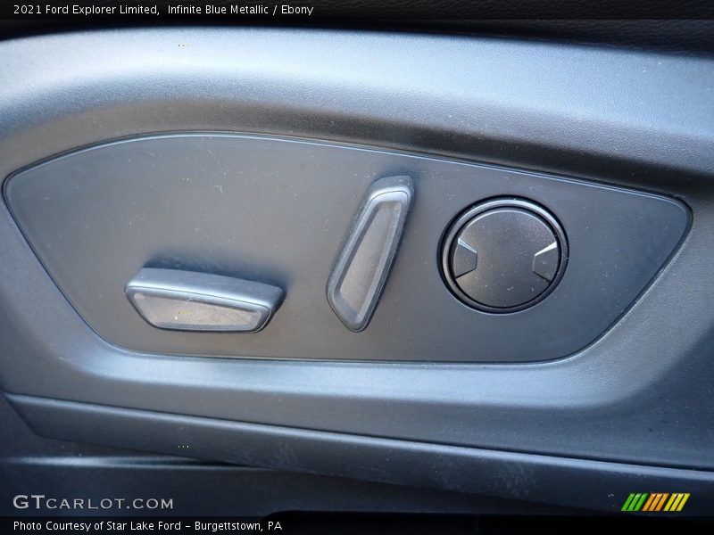 Infinite Blue Metallic / Ebony 2021 Ford Explorer Limited