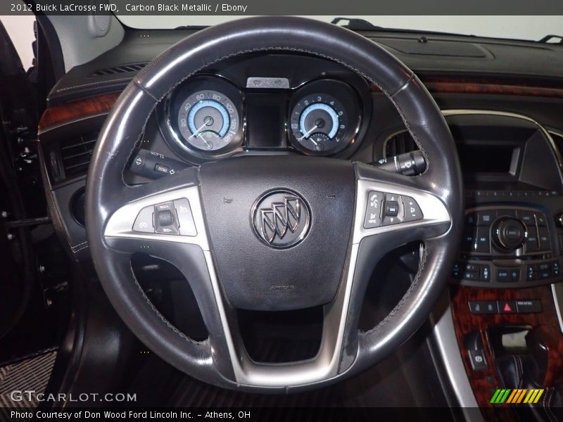 Carbon Black Metallic / Ebony 2012 Buick LaCrosse FWD