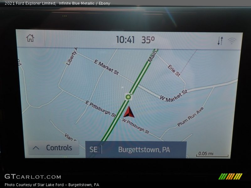 Infinite Blue Metallic / Ebony 2021 Ford Explorer Limited