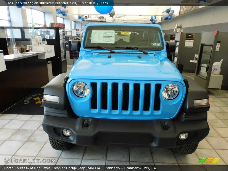 Chief Blue / Black 2021 Jeep Wrangler Unlimited Islander 4x4