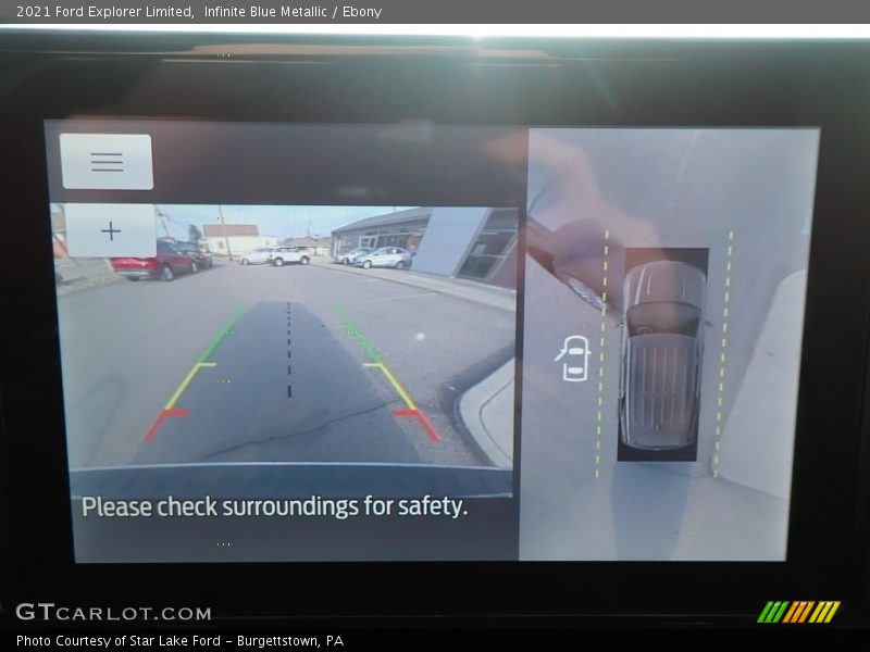 Infinite Blue Metallic / Ebony 2021 Ford Explorer Limited