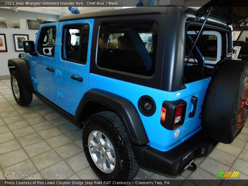 Chief Blue / Black 2021 Jeep Wrangler Unlimited Islander 4x4