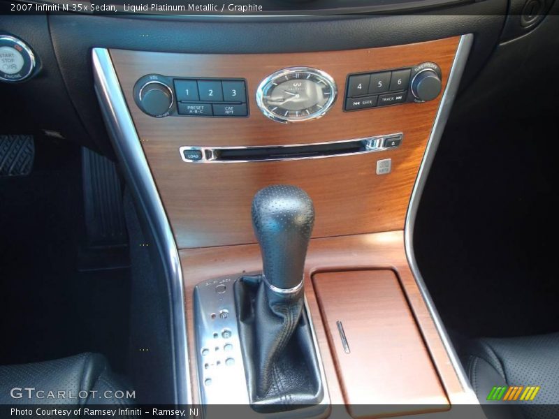 Liquid Platinum Metallic / Graphite 2007 Infiniti M 35x Sedan