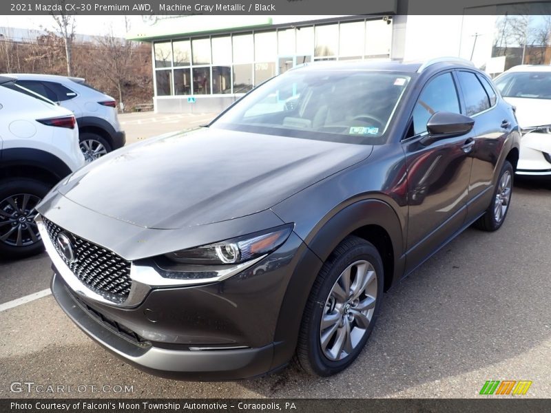 Machine Gray Metallic / Black 2021 Mazda CX-30 Premium AWD