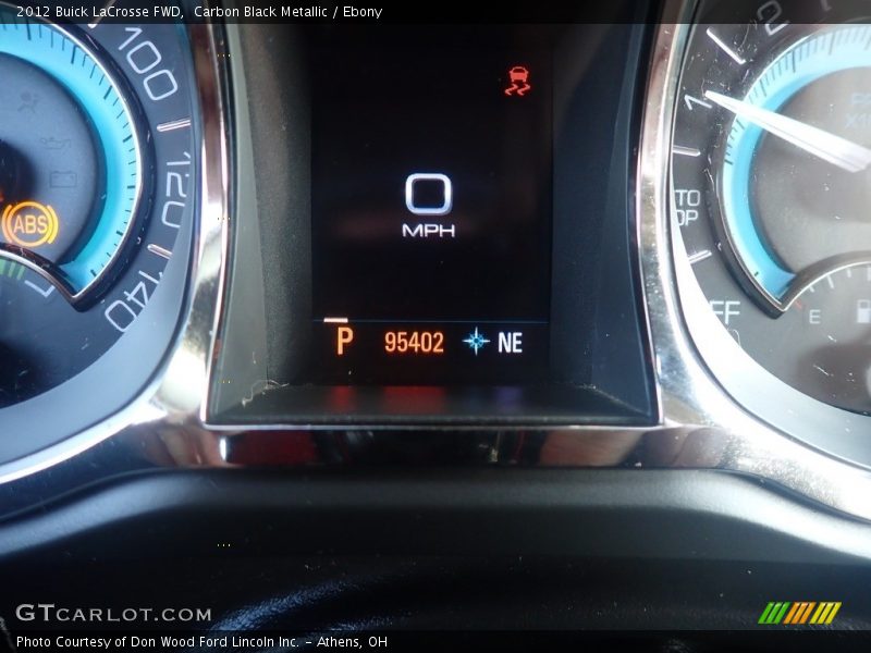 Carbon Black Metallic / Ebony 2012 Buick LaCrosse FWD