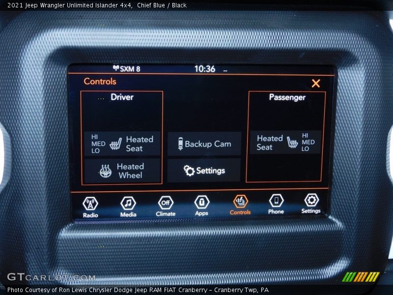 Chief Blue / Black 2021 Jeep Wrangler Unlimited Islander 4x4