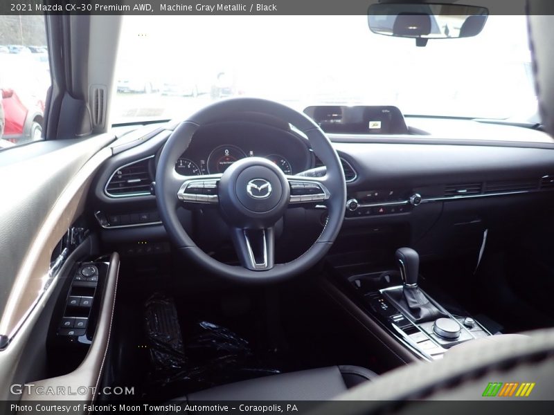 Machine Gray Metallic / Black 2021 Mazda CX-30 Premium AWD