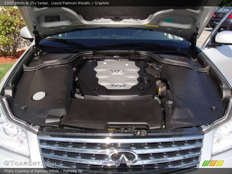 Liquid Platinum Metallic / Graphite 2007 Infiniti M 35x Sedan