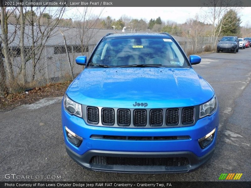Laser Blue Pearl / Black 2021 Jeep Compass Latitude 4x4