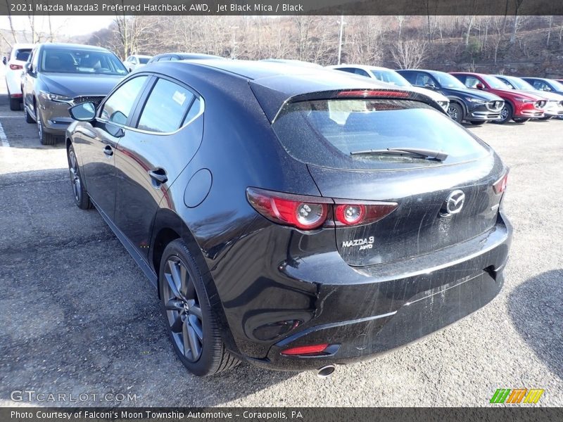 Jet Black Mica / Black 2021 Mazda Mazda3 Preferred Hatchback AWD
