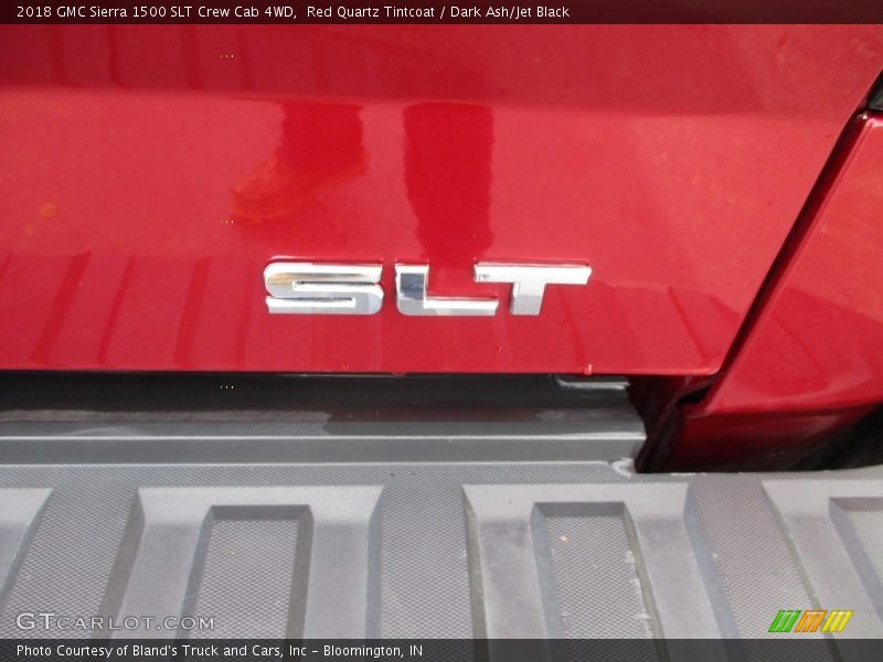 Red Quartz Tintcoat / Dark Ash/Jet Black 2018 GMC Sierra 1500 SLT Crew Cab 4WD