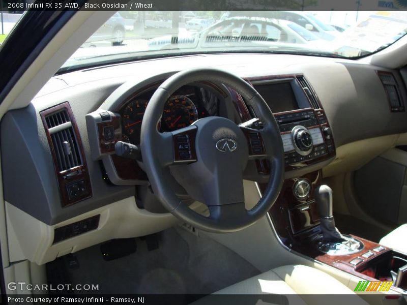 Black Obsidian / Wheat 2008 Infiniti FX 35 AWD