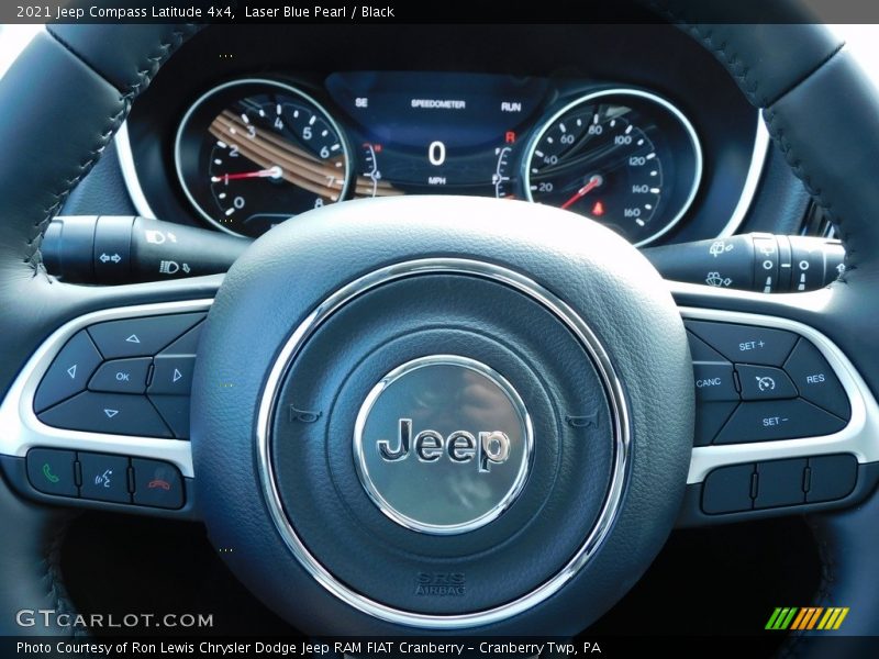 Laser Blue Pearl / Black 2021 Jeep Compass Latitude 4x4