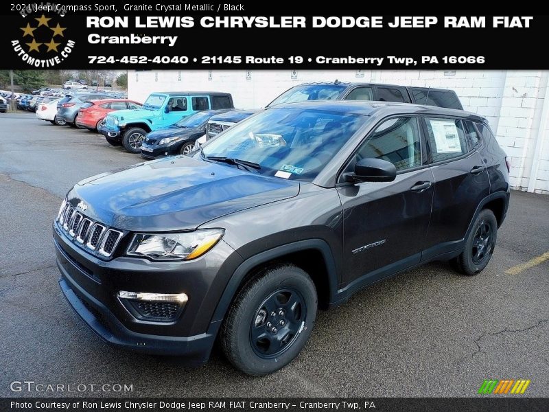 Granite Crystal Metallic / Black 2021 Jeep Compass Sport
