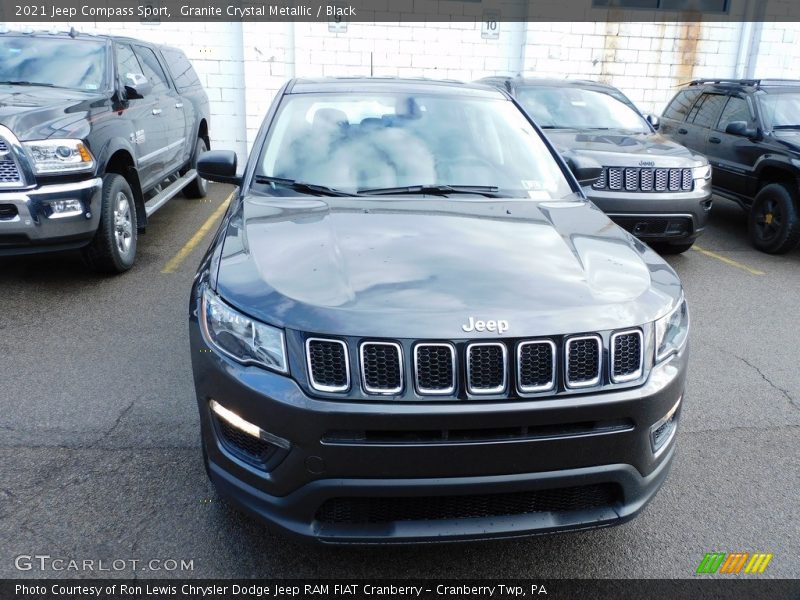 Granite Crystal Metallic / Black 2021 Jeep Compass Sport