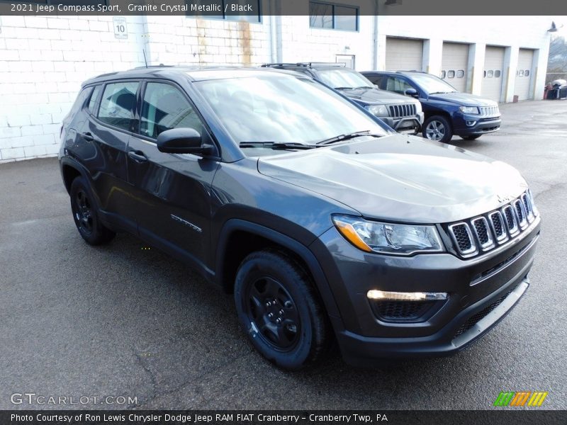 Granite Crystal Metallic / Black 2021 Jeep Compass Sport