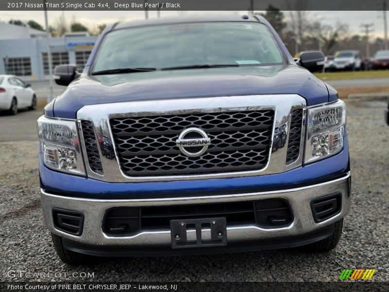 Deep Blue Pearl / Black 2017 Nissan Titan S Single Cab 4x4