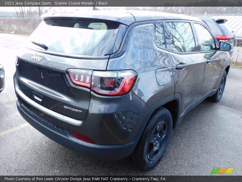 Granite Crystal Metallic / Black 2021 Jeep Compass Sport