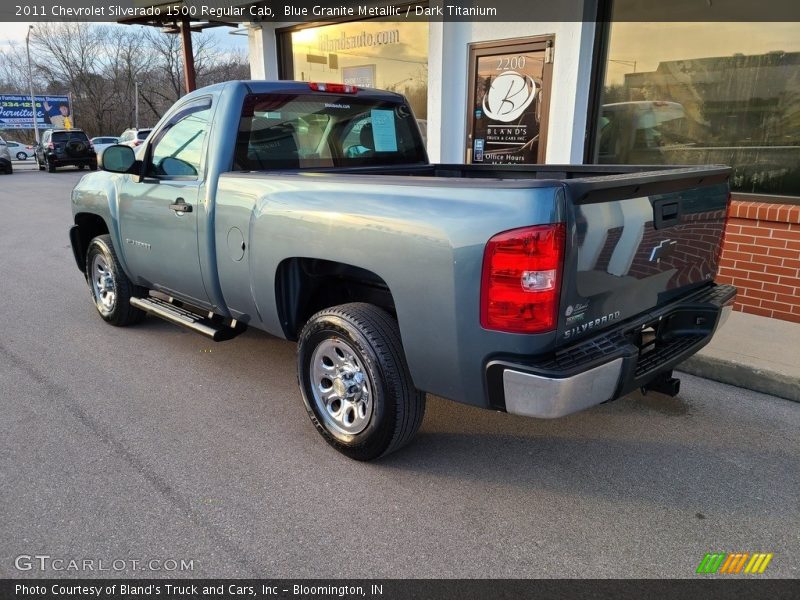 Blue Granite Metallic / Dark Titanium 2011 Chevrolet Silverado 1500 Regular Cab