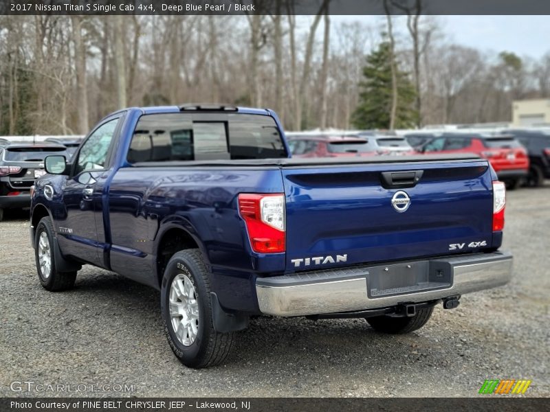  2017 Titan S Single Cab 4x4 Deep Blue Pearl