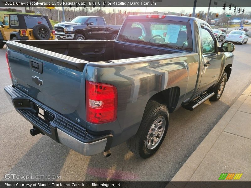 Blue Granite Metallic / Dark Titanium 2011 Chevrolet Silverado 1500 Regular Cab