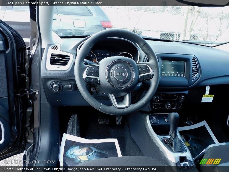 Granite Crystal Metallic / Black 2021 Jeep Compass Sport