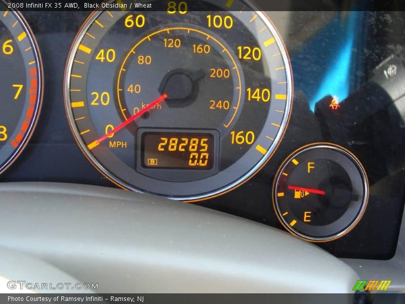 Black Obsidian / Wheat 2008 Infiniti FX 35 AWD