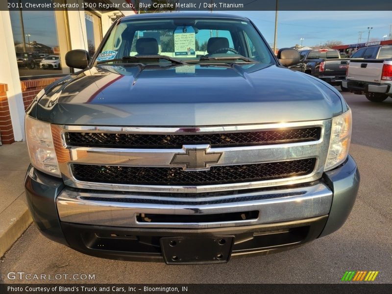 Blue Granite Metallic / Dark Titanium 2011 Chevrolet Silverado 1500 Regular Cab