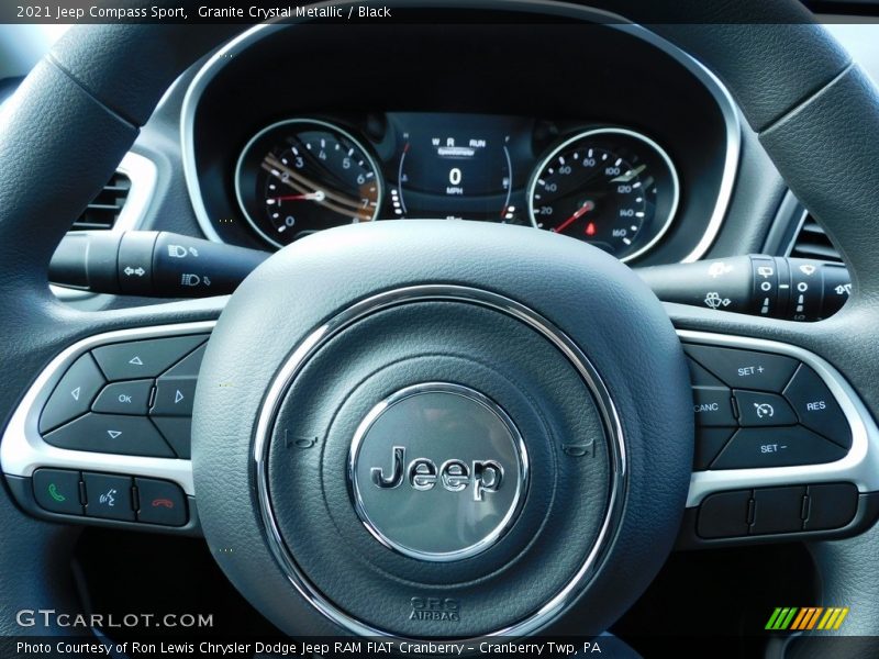 Granite Crystal Metallic / Black 2021 Jeep Compass Sport