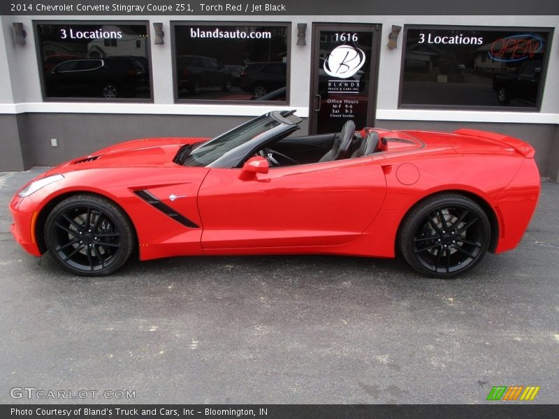 Torch Red / Jet Black 2014 Chevrolet Corvette Stingray Coupe Z51