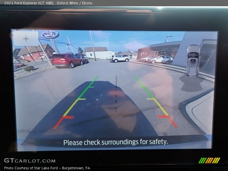 Oxford White / Ebony 2021 Ford Explorer XLT 4WD