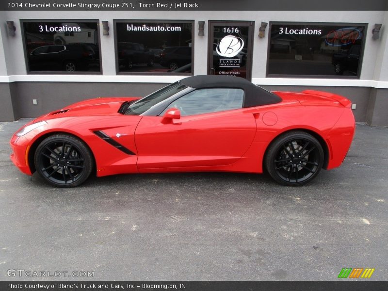 Torch Red / Jet Black 2014 Chevrolet Corvette Stingray Coupe Z51