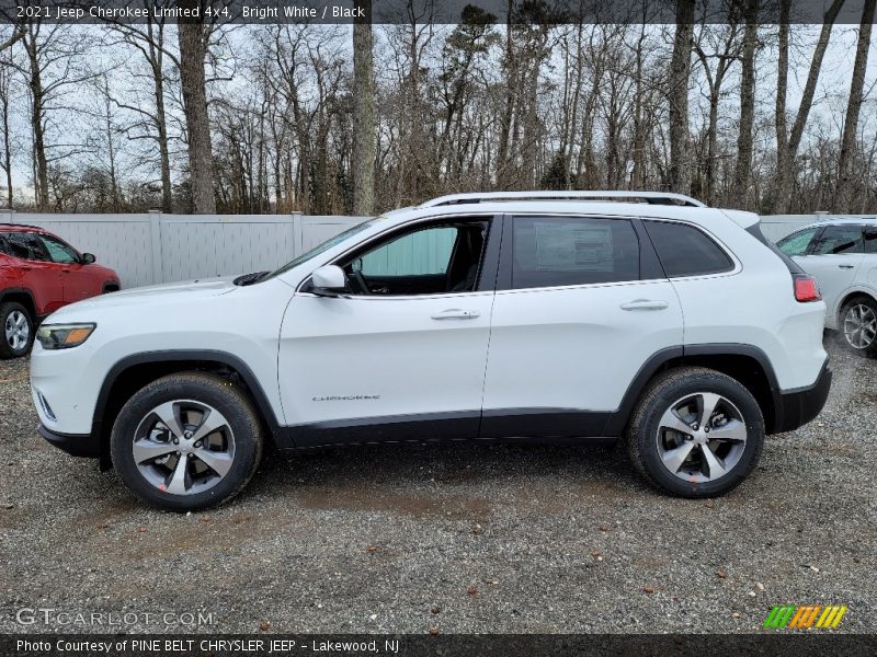 Bright White / Black 2021 Jeep Cherokee Limited 4x4