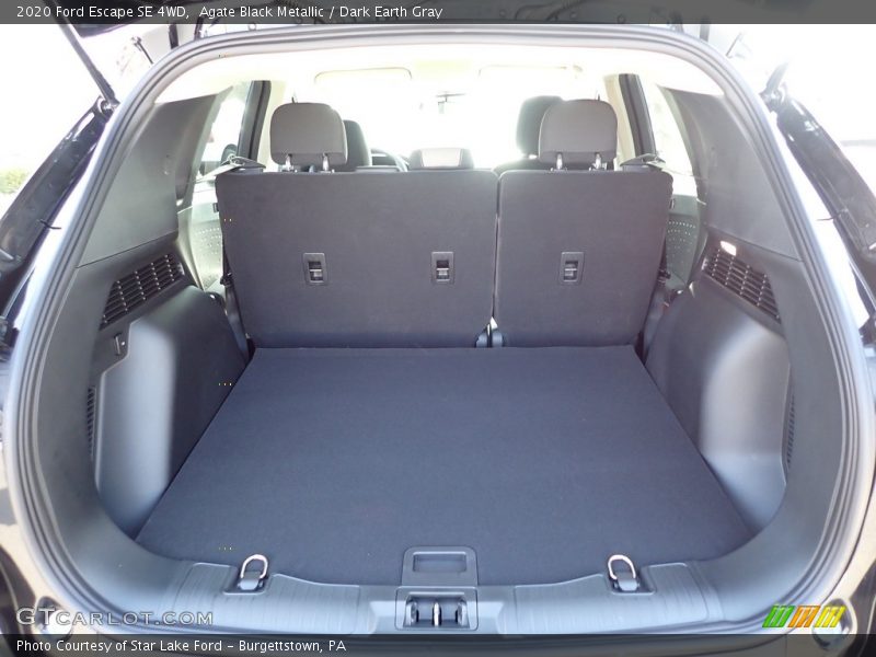 Agate Black Metallic / Dark Earth Gray 2020 Ford Escape SE 4WD