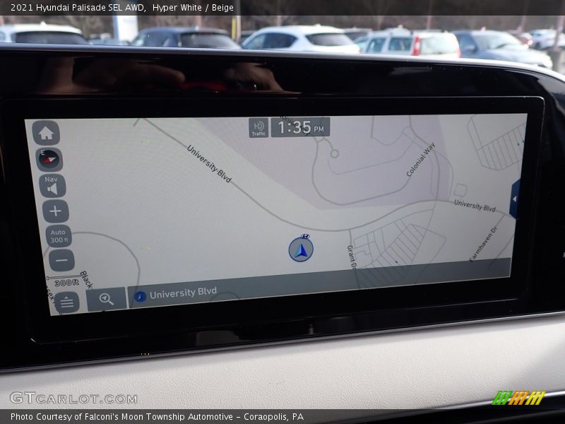 Hyper White / Beige 2021 Hyundai Palisade SEL AWD