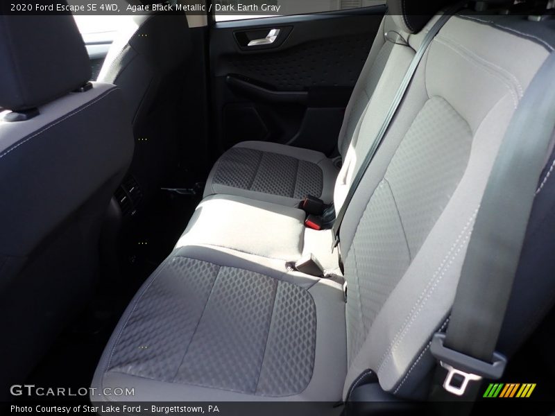 Agate Black Metallic / Dark Earth Gray 2020 Ford Escape SE 4WD